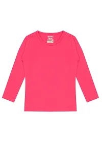 Girls Multicolour cotton Fullsleeve T-shirts(Pack of 3)-thumb1