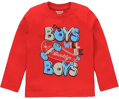 Boys Cotton Full sleeve T-shirts (pack of 5)-thumb1