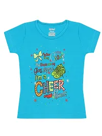 Girls Multicolour cotton Halfsleeve T-shirts(Pack of 4)-thumb2