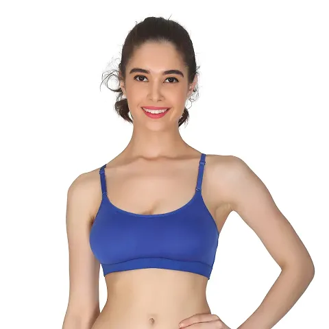 Buy MANGAL Industries Pack of 3 Women Sports Non Padded Bra(Bra-678) Online  In India At Discounted Prices