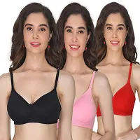 Women Padded Bra Full Cup Rich for Women`s and Girls-thumb1