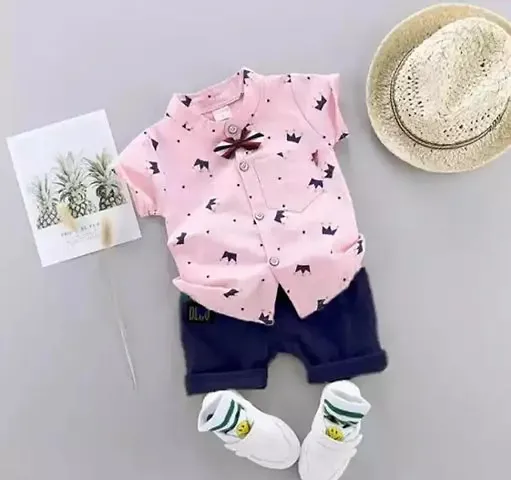 Classy Shirts with Shorts Set for boys
