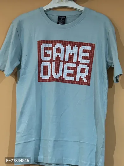 Stylish Game Over Half Sleeve T-Shrit For Men