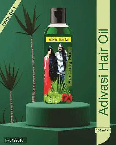 Ovalio Adivasi Herbal New Quality Hair Oil For Hair Regrowth - Hair Fall Control Hair Oil (100 Ml )( Pack Of 1)-thumb1