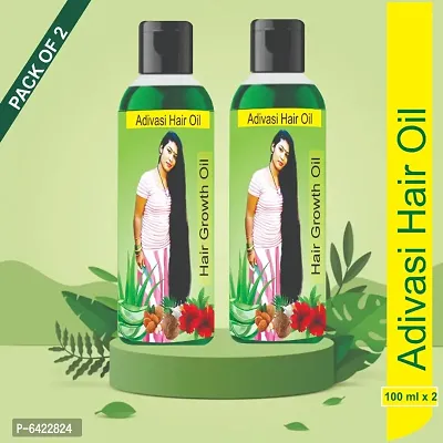 Ovalio Adivasi Herbal New Quality Hair Oil For Hair Regrowth - Hair Fall C ( Pack Of 2)