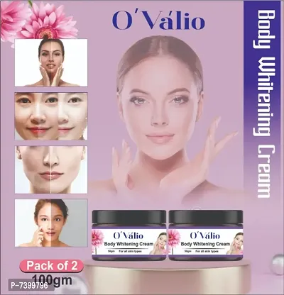 Ovalio Spot Removal , Skin Whitening  Brightening Body Cream For Men  Women (50 g) (Pack Of 2)-thumb0