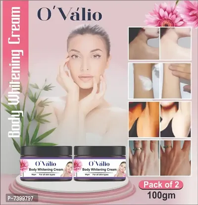 Ovalio Spot Removal , Skin Whitening  Brightening Body Cream For Men  Women (50 g) (Pack Of 2)