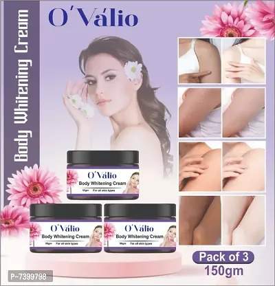 Ovalio Spot Removal , Skin Whitening  Brightening Body Cream For Men  Women (50 g) (Pack Of 3)