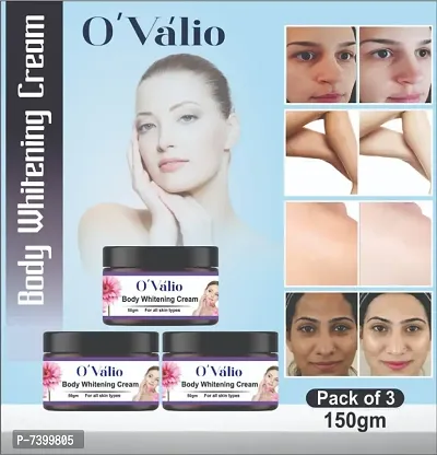 Ovalio Spot Removal , Skin Whitening  Brightening Body Cream For Men  Women (50 g) (Pack Of 3)