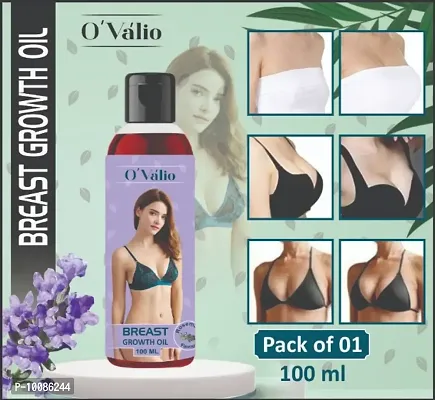 OVALIO BREAST TONER MASSAGE OIL 100% NATURAL HELPS IN GROWTH/FIRMING/INCREASE/TIGHT Women (Pack Of 1) (100 ml)-thumb0