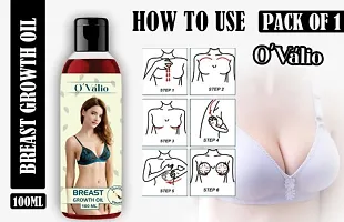 OVALIO BREAST TONER MASSAGE OIL 100% NATURAL HELPS IN GROWTH/FIRMING/INCREASE/TIGHT Women (Pack Of 3) (100 ml)-thumb1