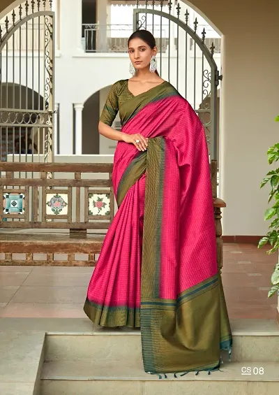 Stylish Saree with Blouse piece For Women