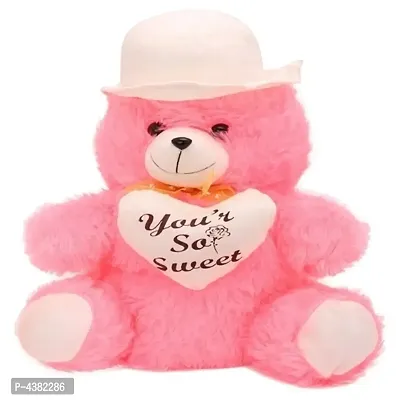 Gift Basket Stuffed Soft Toy Combo Of Huggable Couple With Pink Cap Teddy-thumb2