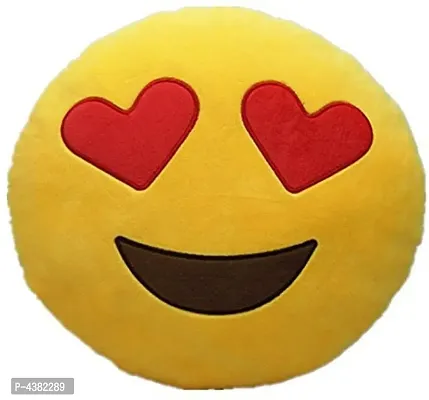 Gift Basket Stuffed Soft Toy Combo Of Huggable Couple With Heart Eye Smiley-thumb2