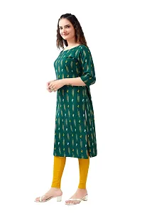 Womens Regular Fit Crepe Aline Kurti-thumb3