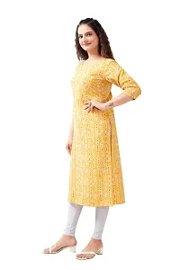 Womens Regular Fit Crepe Aline Kurti-thumb4