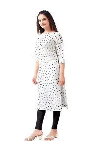 Womens Regular Fit Crepe Aline Kurti-thumb4