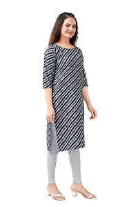 Womens Regular Fit Crepe Aline Kurti-thumb1