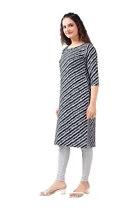 Womens Regular Fit Crepe Aline Kurti-thumb4