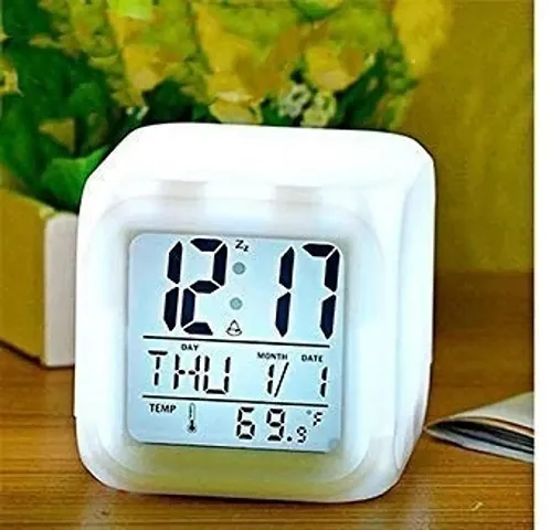 Modern Battery Operated Digital Alarm Clock