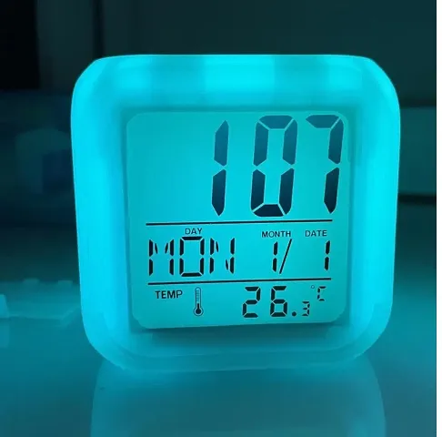 Modern Battery Operated Digital Alarm Clock