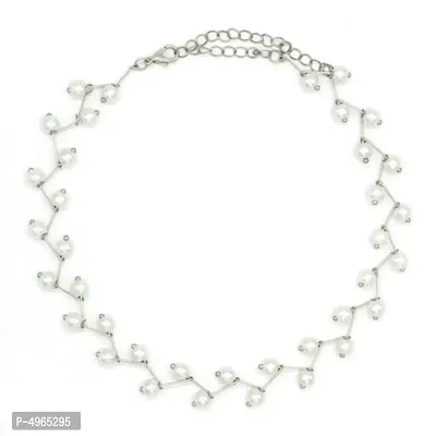 Glass pearls western partywear necklace