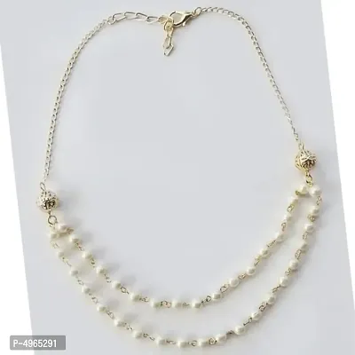 Glass pearls western partywear necklace-thumb0