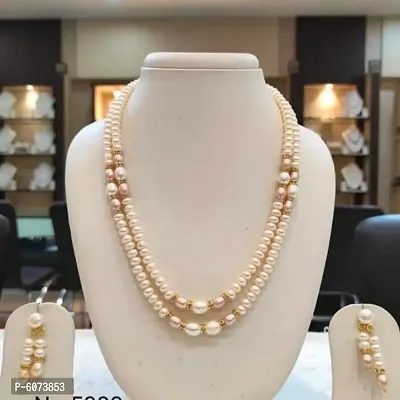 Fancy glass pearl Jewellery set-thumb0