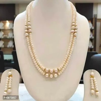 Fancy glass pearl Jewellery set