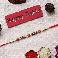 Designer Rakhi With Greeting Card - Pack Of 3-thumb1