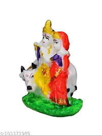 Marble Radha Krishna Idol For Home-thumb2