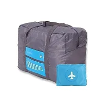 Giana Polyester 32 L Waterproof Foldable Travel Storage Luggage Shoulder Flight Bag (Blue)(Pack of 1)-thumb2