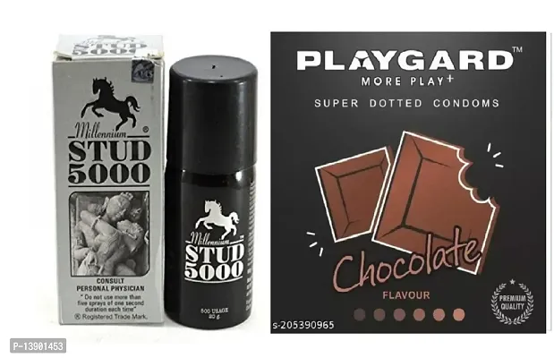 Chocolate  Flavour condom  + 15 ml Stud