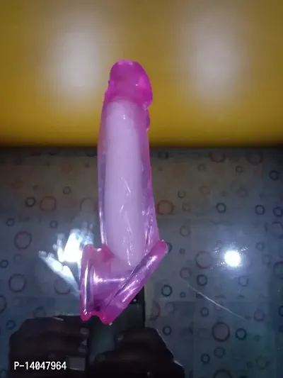 7 Inch PINK Dragon extra large and extra pleasure condom-thumb2