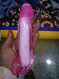 8 Inch PINK Dragon extra large and extra pleasure condom-thumb1