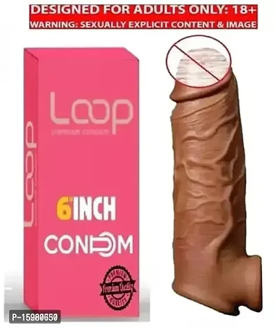 6 inch silicon dragon condom for men-thumb0