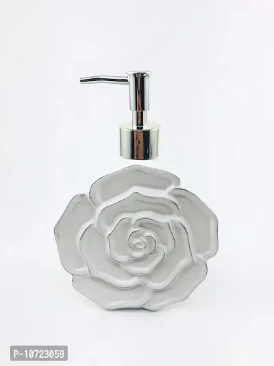 Go Hooked Designer Flower Shape Soap Dispenser/Lotion Dispenser (VM42-A)-thumb0