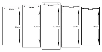 Go Hooked 5 Panel Designer Printed Multiple Frames (VMMDF5PANEL-9)-thumb4
