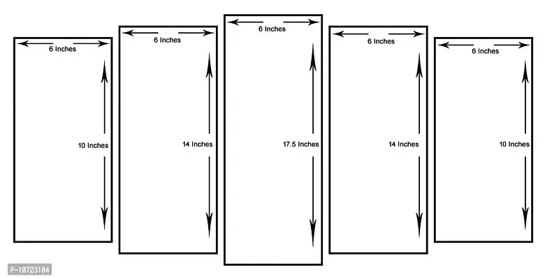 Go Hooked 5 Panel Designer Printed Multiple Frames (VMMDF5PANEL-9)-thumb5