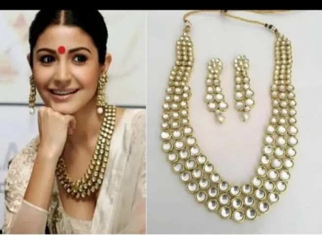 Trendy Designer Jewellery Sets with Necklace and Earrings