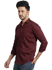 BRAVESTONE Men's Shirt Full-Sleeves Slim Fit Casual Comfortable and Stylish for Men-thumb1