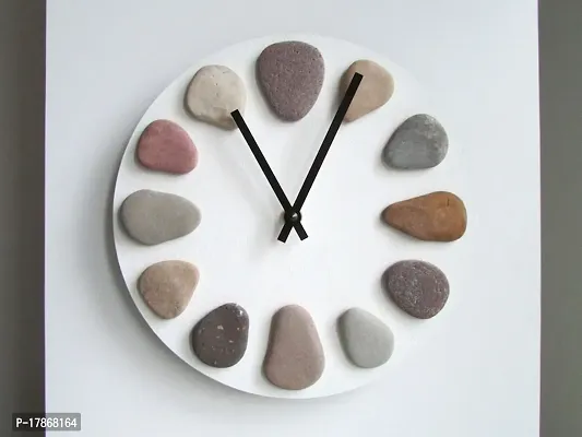Designer Multicoloured Marble Analog Wall Clock
