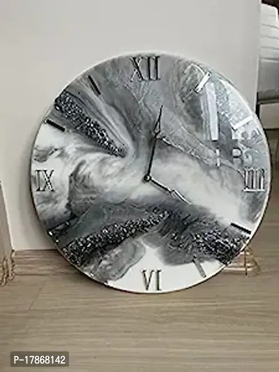Designer Brown Marble Analog Wall Clock