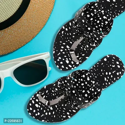 Spoiltbrat Present  Black Dot Printed Flat Sandal   For Women's . These Sandal's Are For Party Wear , Office Wear , Traditional Wear .