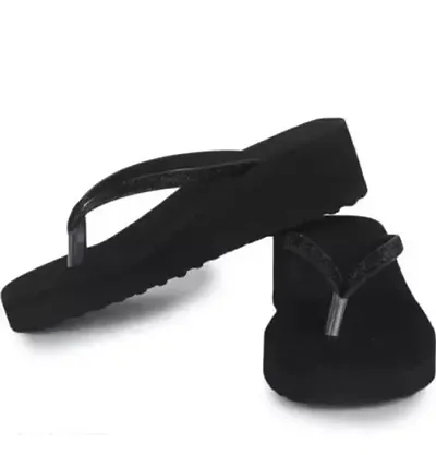 Elegant Rubber Solid Slippers For Women