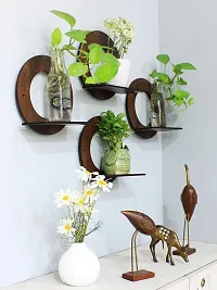 Wooden Wall Shelf Set Of 4 For Home Decor-thumb2