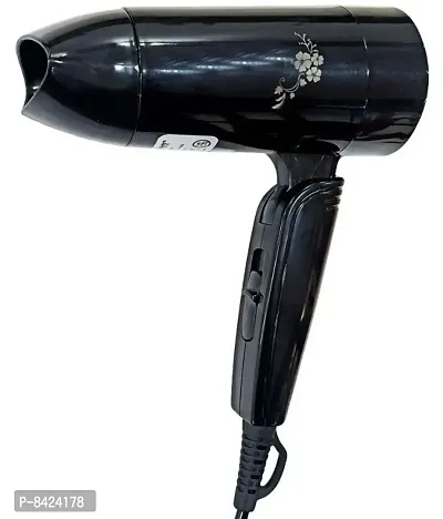 RL 6024 Hair Dryer 1800W Hot And Cold Foldable Hair Dryer Pack of 1 Black