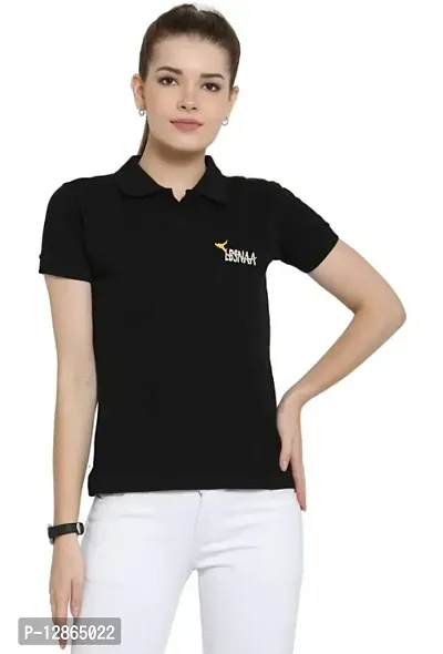 LBSNAA IAS DREAM POLO NECK T-SHIRT FOR GIRLS-thumb0