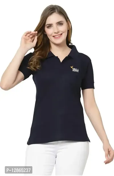 LBSNAA IAS DREAM POLO NECK T-SHIRT FOR GIRLS-thumb0