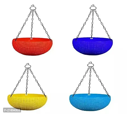 Designer Multicoloured Plastic Wall Hanging Pack Of 4